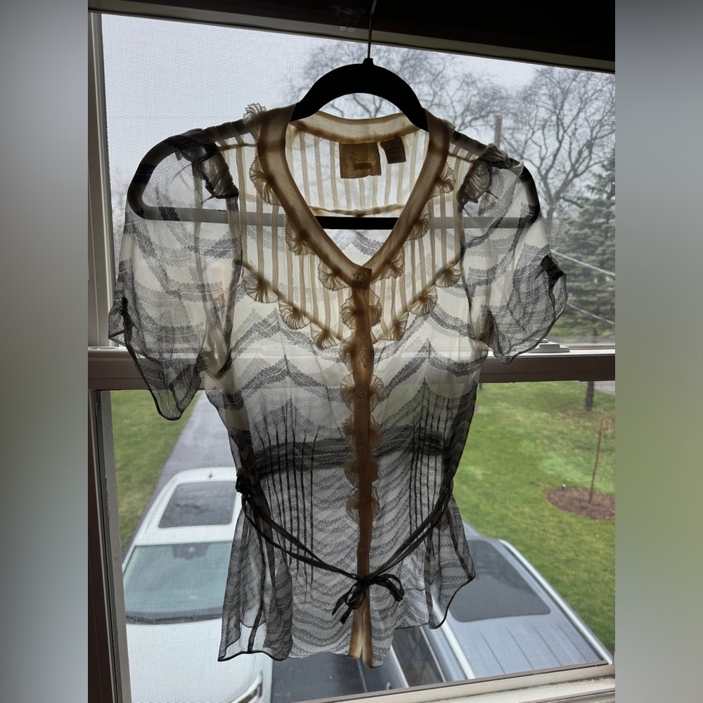 Falls tie waist top - Size 6